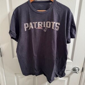 47 Brand Navy Patriots Short Sleeve Tee